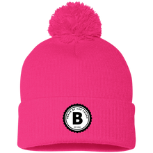 Load image into Gallery viewer, BBTP Logo Pom Pom Knit Cap

