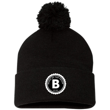 Load image into Gallery viewer, BBTP Logo Pom Pom Knit Cap
