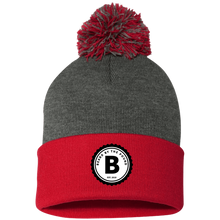 Load image into Gallery viewer, BBTP Logo Pom Pom Knit Cap
