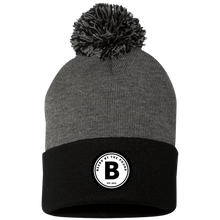 Load image into Gallery viewer, BBTP Logo Pom Pom Knit Cap

